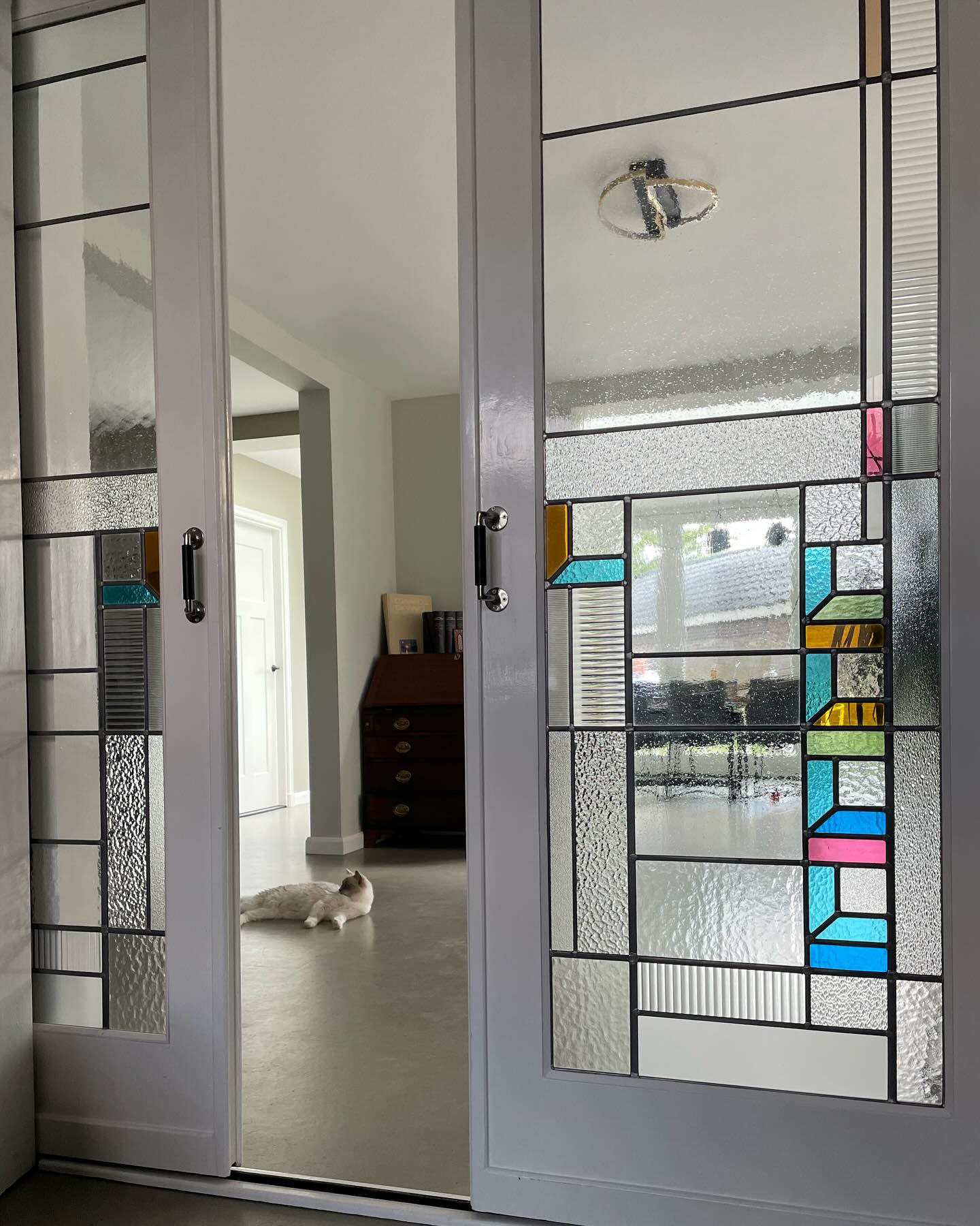 glas in lood schuifdeuren