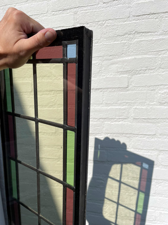 Glas in lood isoleren