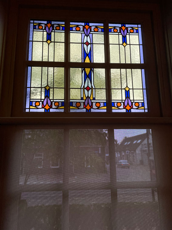 glas in lood restauratie art nouvea nuenen