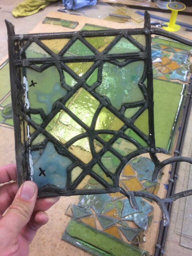 Glas in lood jugendstil